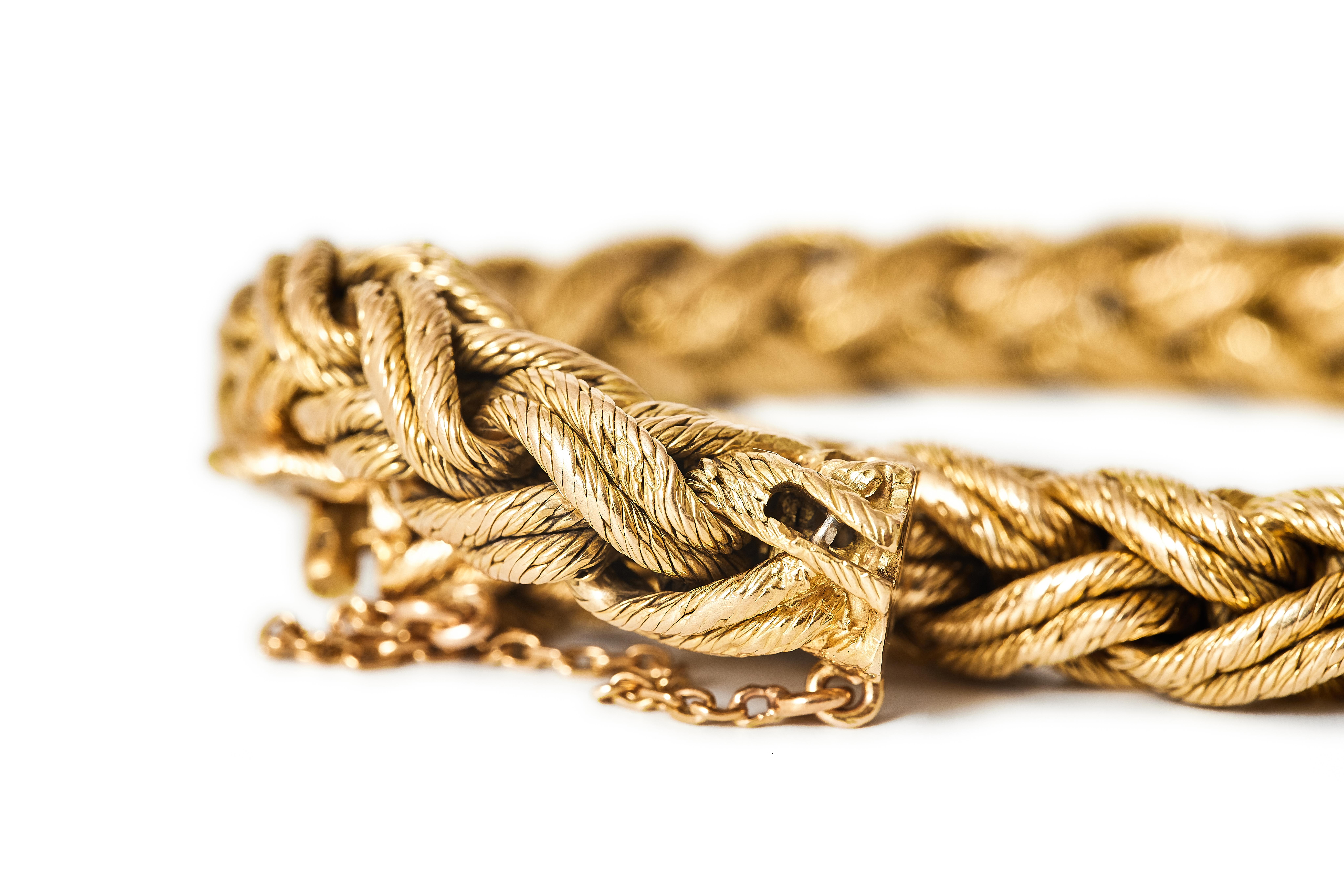 Atelier Georges L'Enfant für HERMÈS, Armband aus 18 Karat, 1960 - 1970er Jahre. im Angebot 8