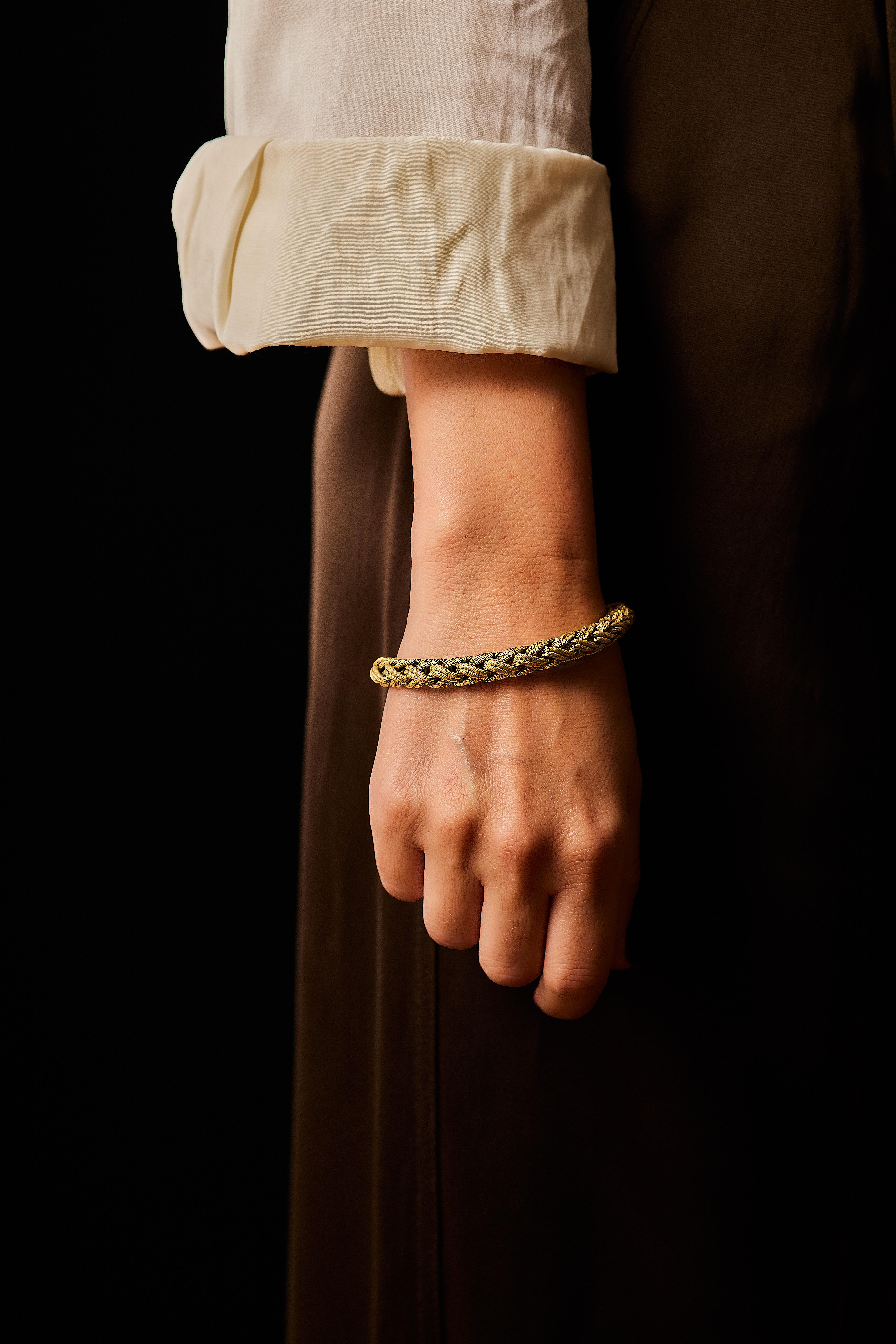 Atelier Georges L'Enfant für HERMÈS, Armband aus 18 Karat, 1960 - 1970er Jahre. für Damen oder Herren im Angebot