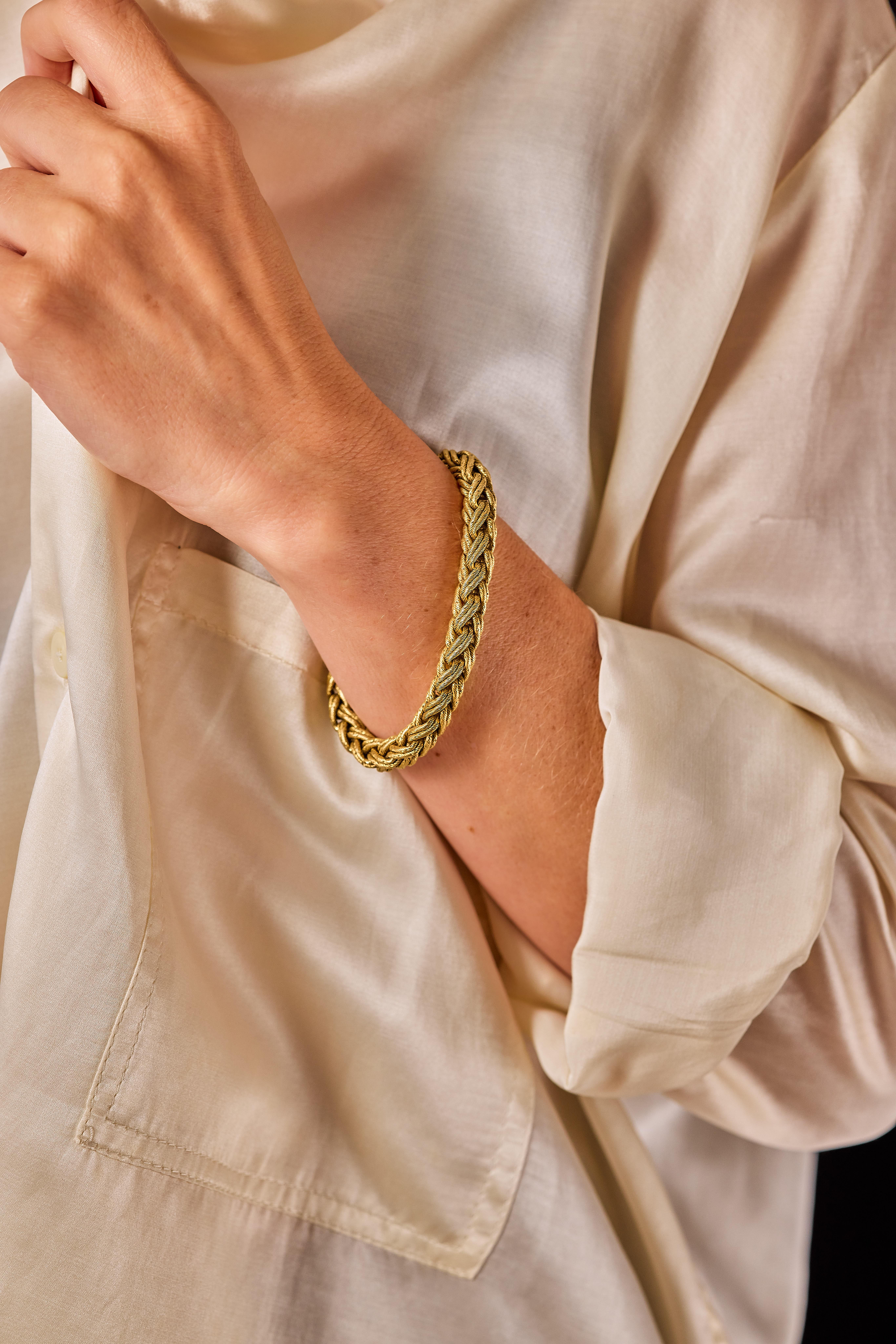 Atelier Georges L'Enfant für HERMÈS, Armband aus 18 Karat, 1960 - 1970er Jahre. im Angebot 1