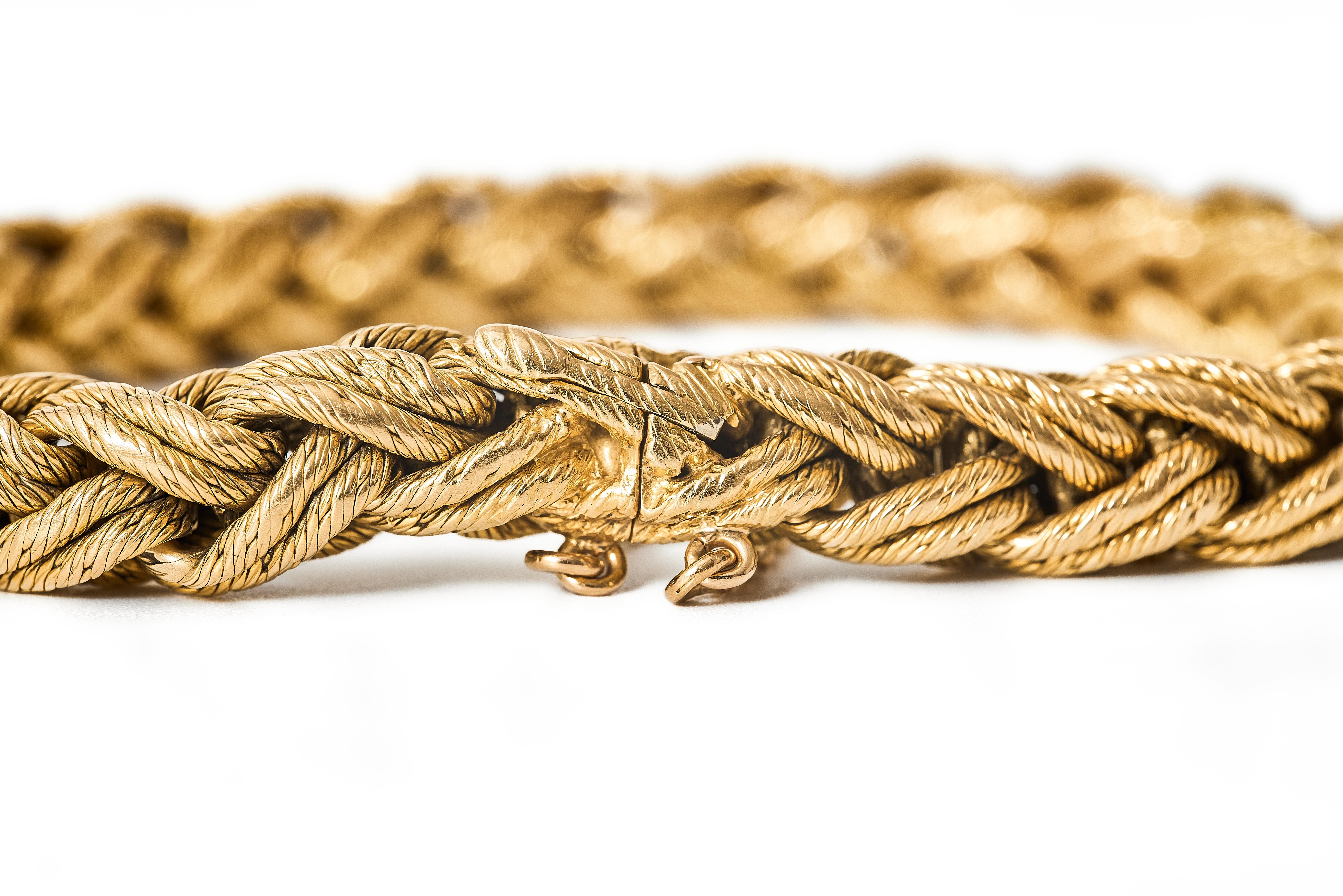 Atelier Georges L'Enfant für HERMÈS, Armband aus 18 Karat, 1960 - 1970er Jahre. im Angebot 2