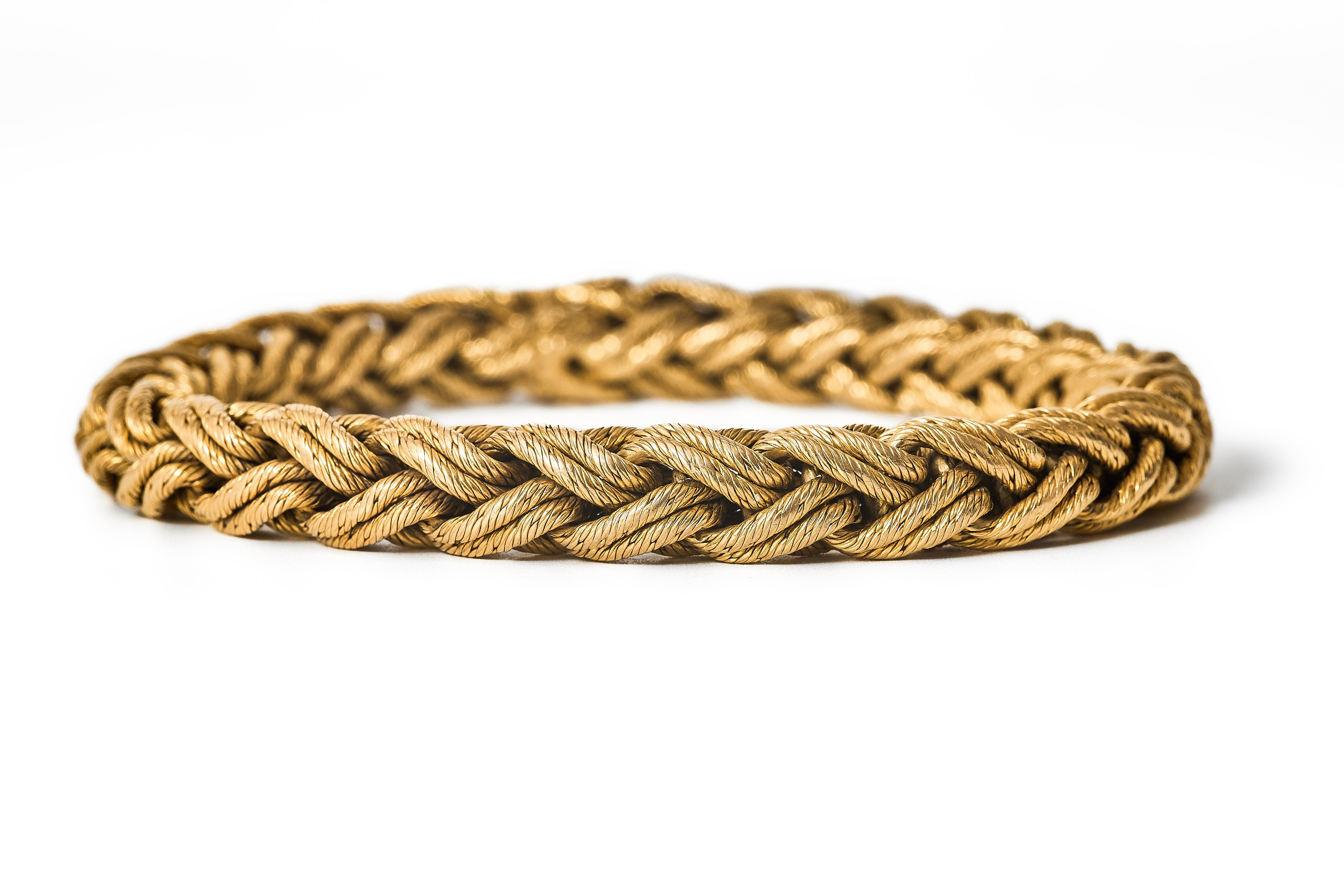 Atelier Georges L'Enfant für HERMÈS, Armband aus 18 Karat, 1960 - 1970er Jahre. im Angebot 3