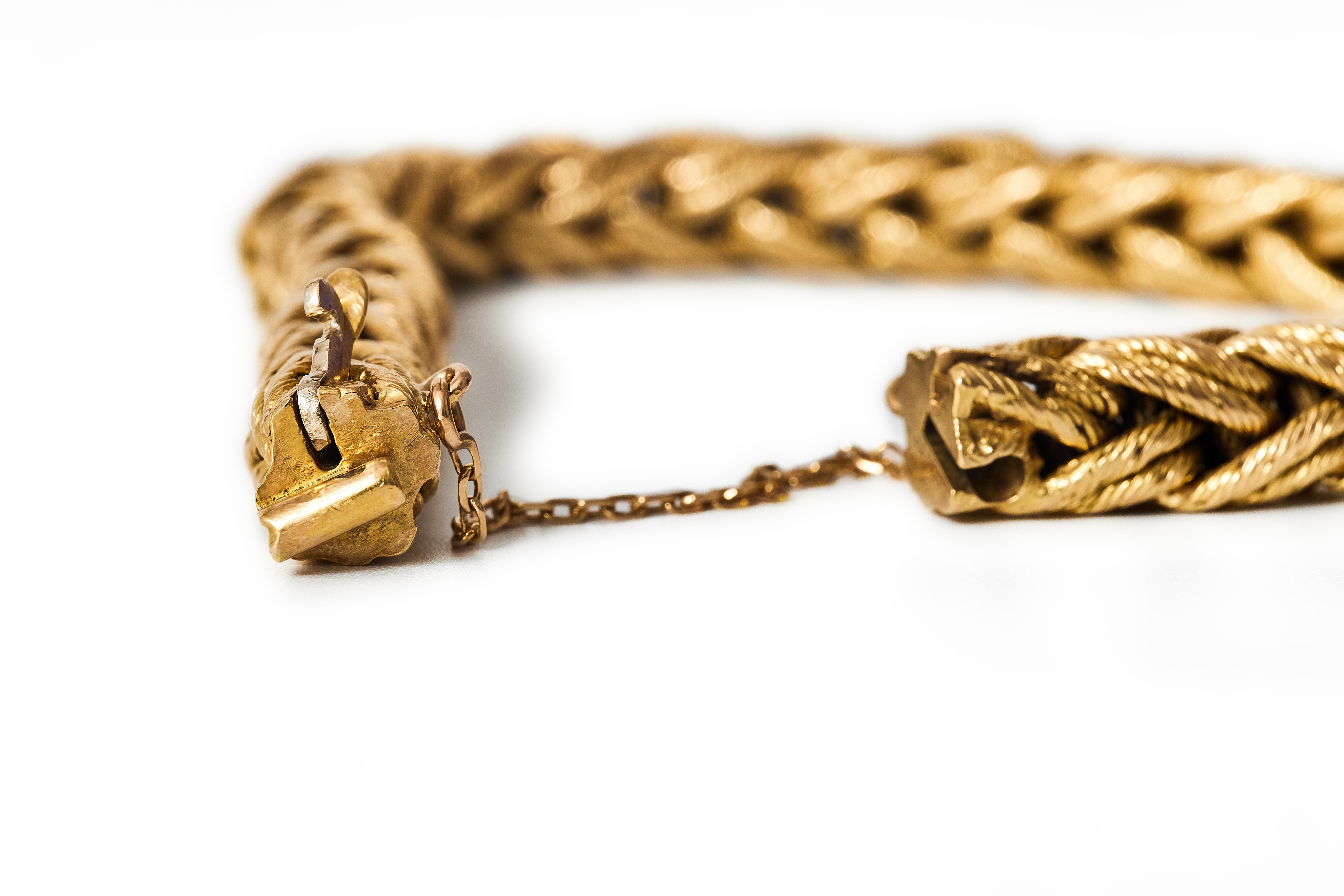 Atelier Georges L'Enfant für HERMÈS, Armband aus 18 Karat, 1960 - 1970er Jahre. im Angebot 4