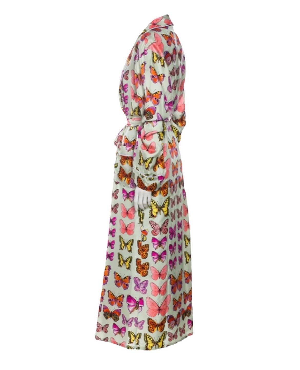 versace butterfly robe