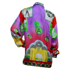 Camisa de seda Atelier Gianni Versace Miami