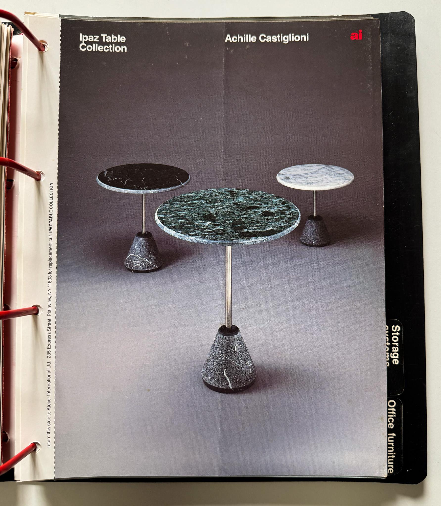 Atelier International Limited (Cassina) Trade Catalog, 1988 For Sale 4