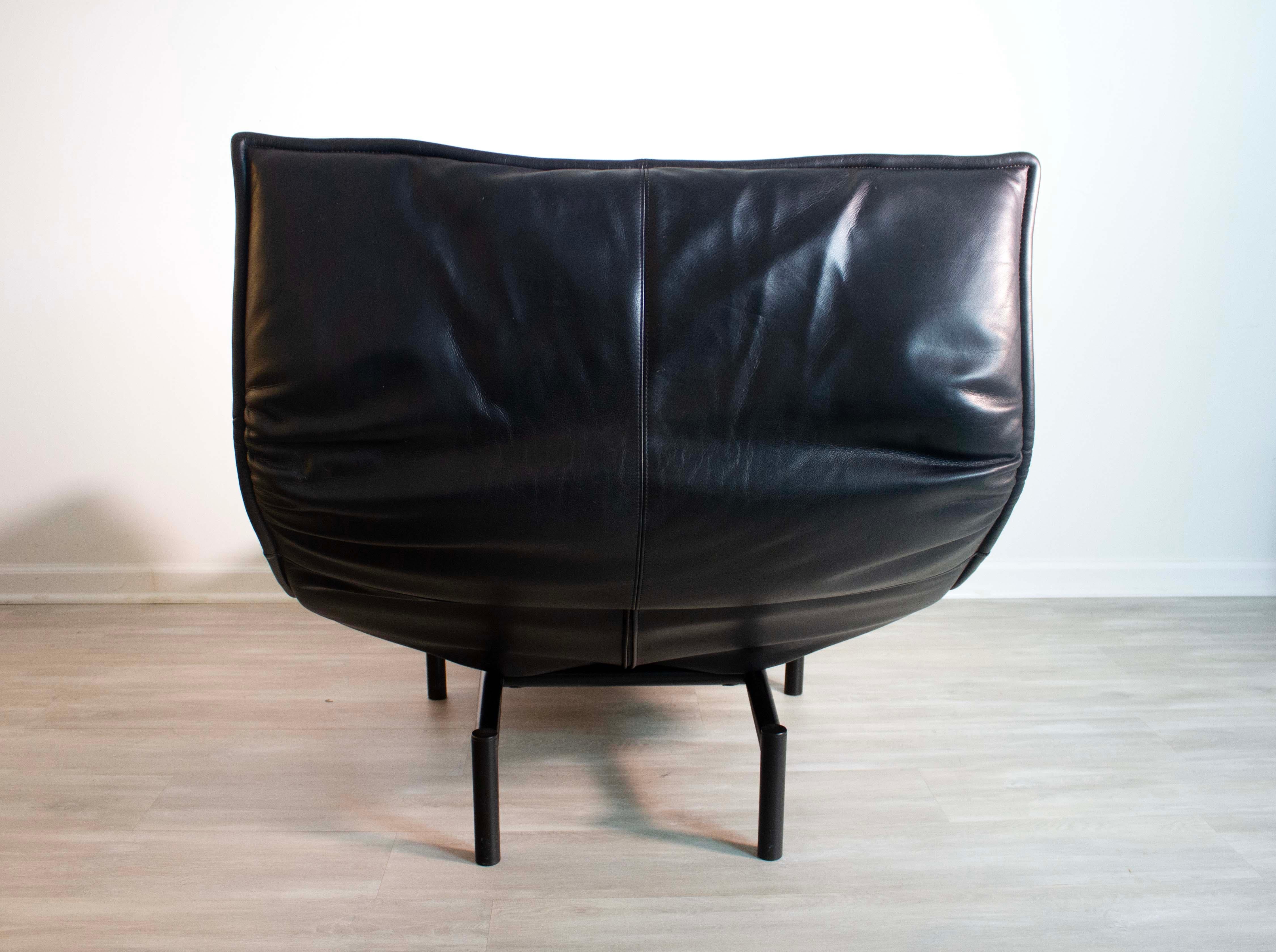 Leather Atelier International Veranda Armchair by Vico Magistretti Vintage, circa 1993