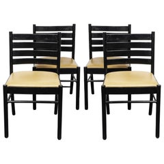 Atelier Intl Sedie laterali moderne con schienale a scaletta, 4