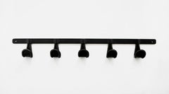 Atelier Iron and Leather Coat Rack