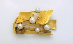 Atelier Janiye 24KY & 18KY Pearl Brooch