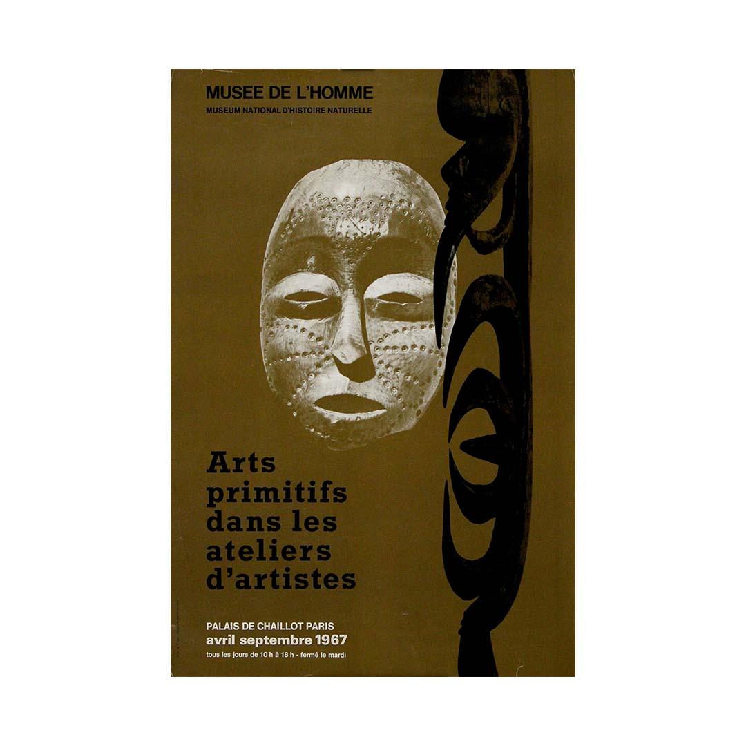 Este cartel de exposición original de 1967, diseñado por el Atelier Joubert, fue creado para la exposición 