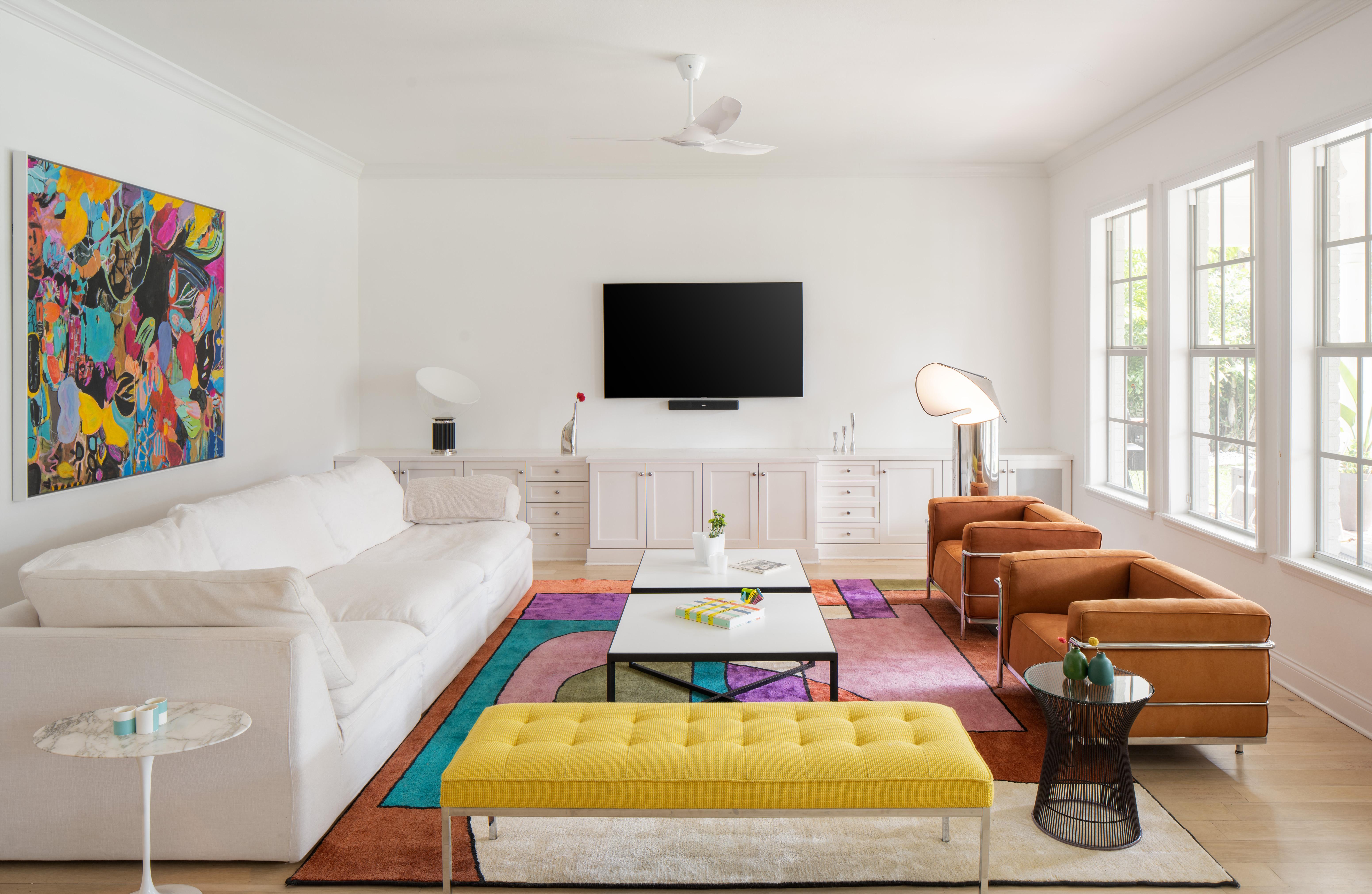 Modern atelier LAMIS, ALMA floor art, organic modern colorful hand tufted rug For Sale
