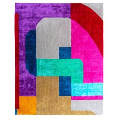 atelier LAMIS, IREM floor art, organic modern colorful hand tufted rug