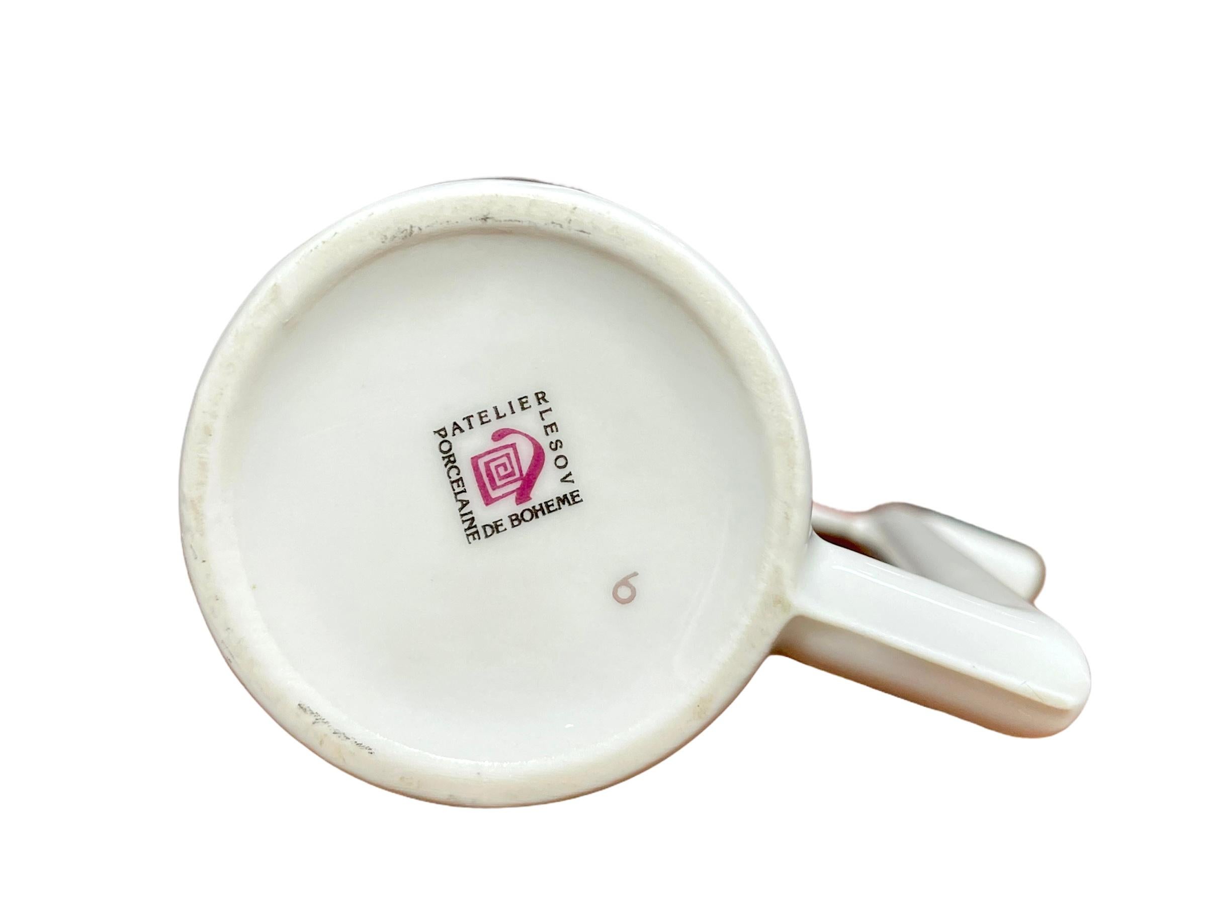 20th Century Atelier Lesov Coffee Cups '4' For Sale