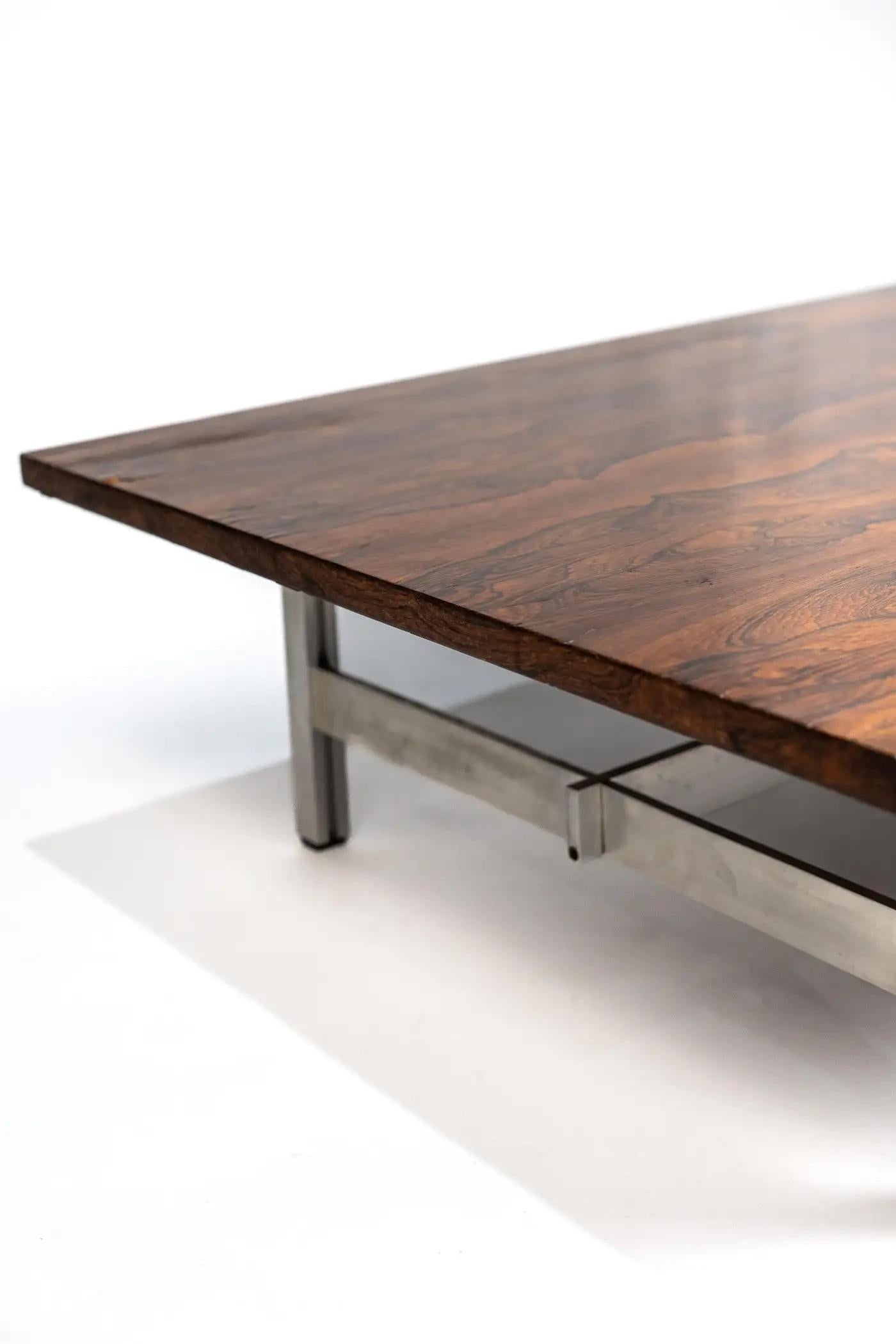 Hand-Crafted Atelier Liceu de Arte e Oficios. Coffee table, c. 1960 For Sale