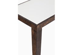 Atelier Linné Console Giacometti in Lacquer and Pure Hammered Iron