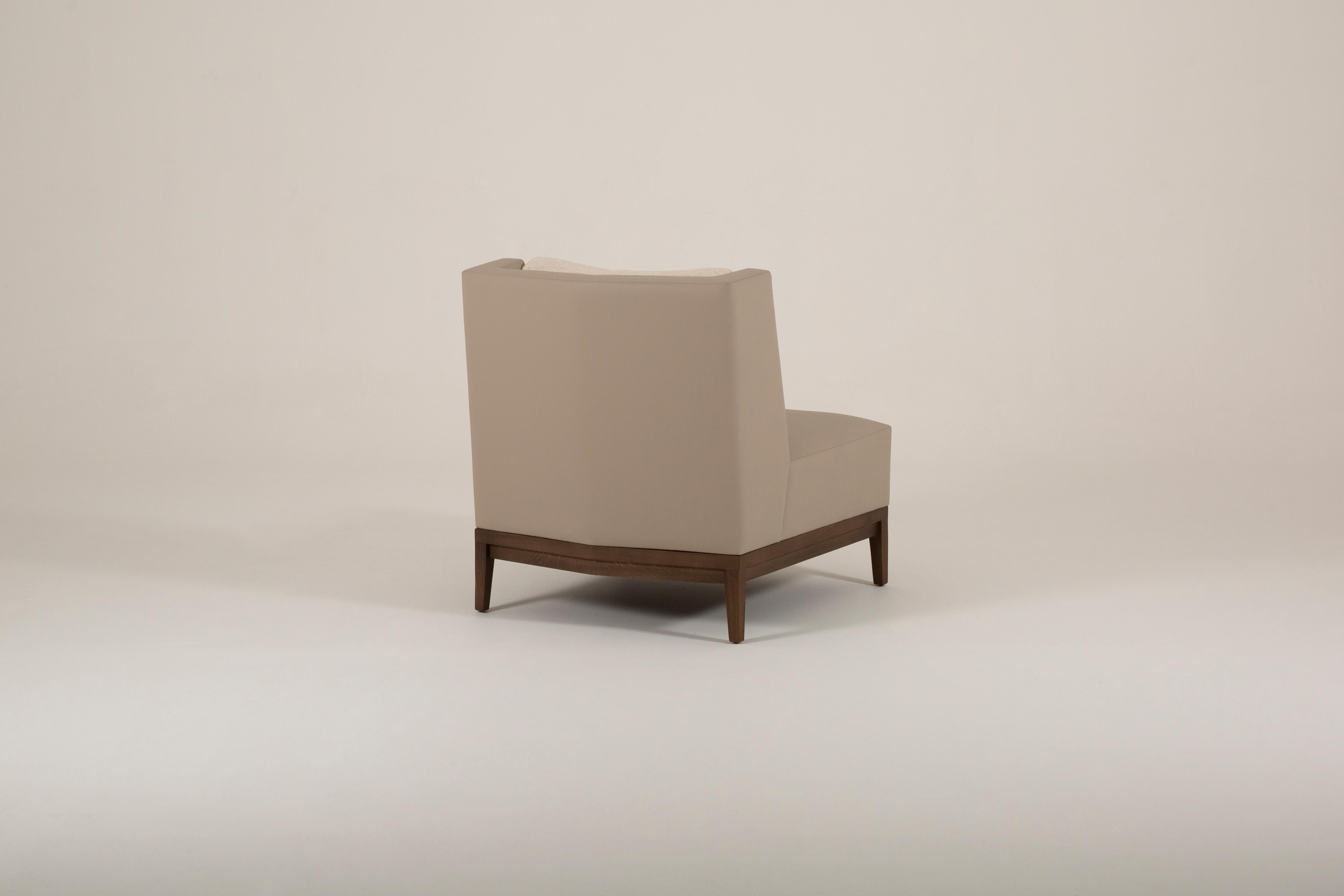 French Atelier Linné, Sagitta Fireside Chair    For Sale