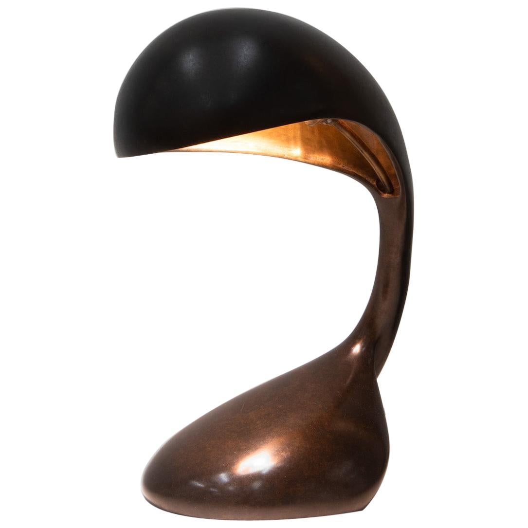 Atelier Linné Sculpture Table Lamp in Bronze For Sale