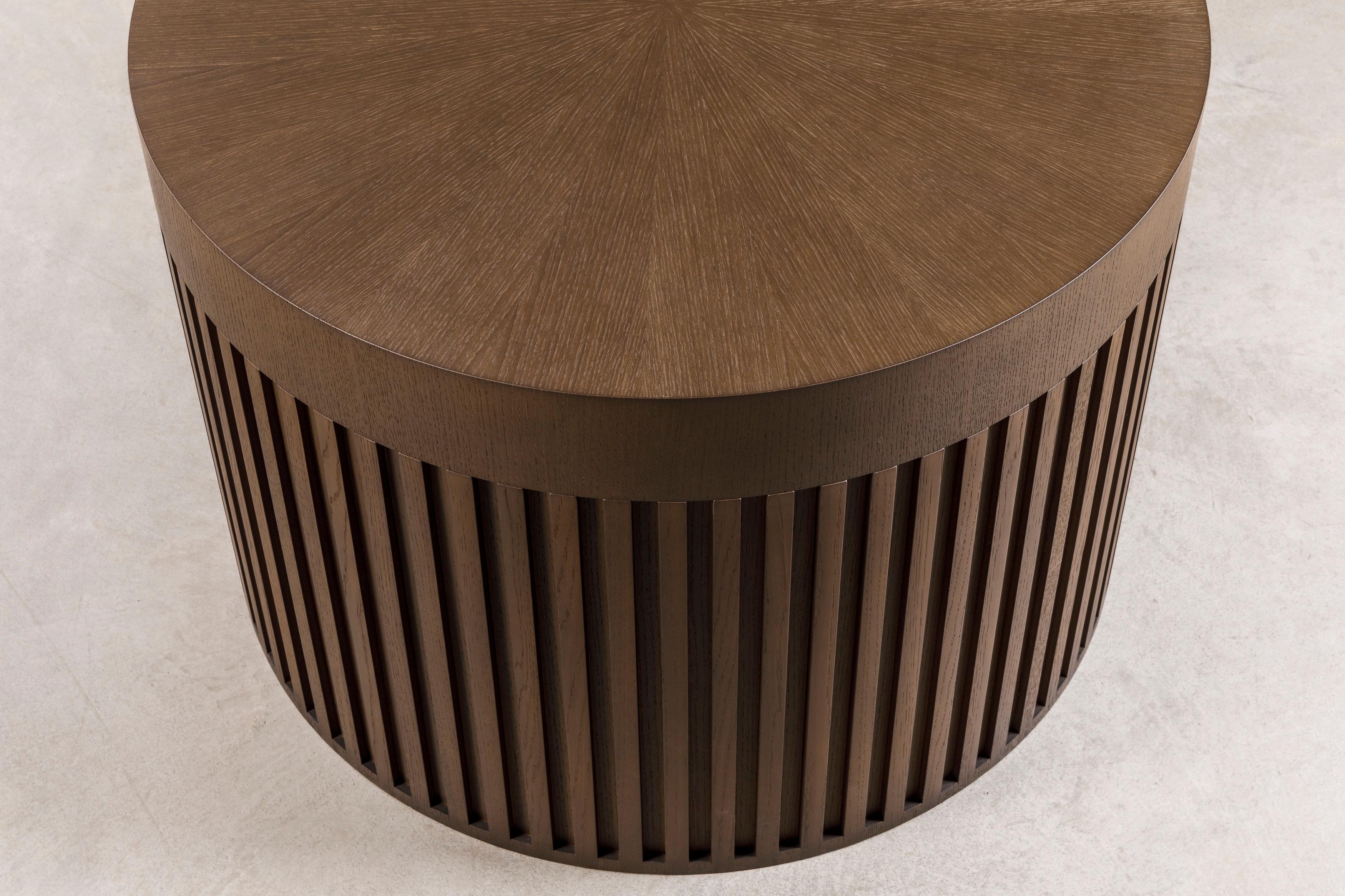 Minimalist Atelier Linné, Soleil Pedestal Table   For Sale