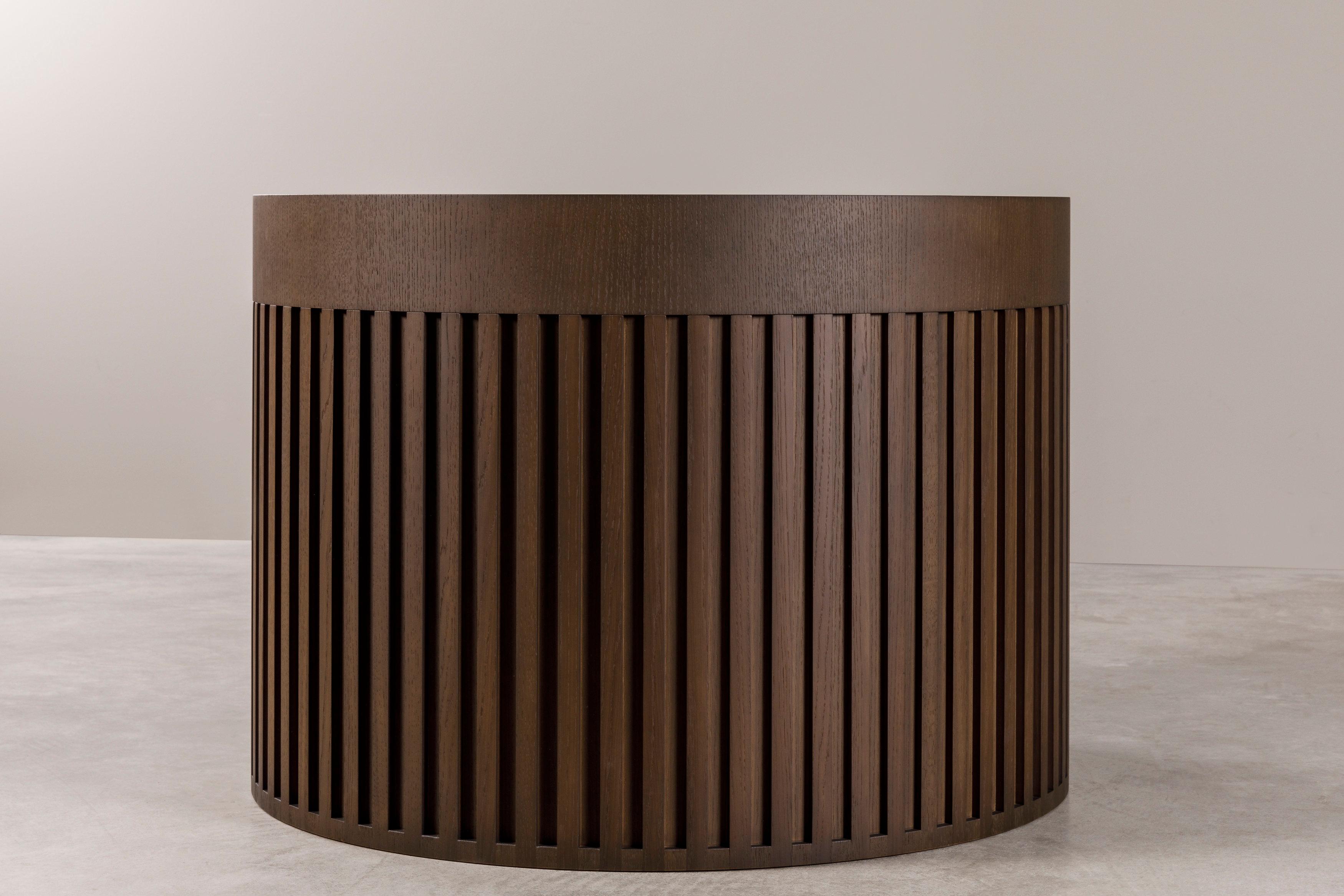 French Atelier Linné, Soleil Pedestal Table   For Sale