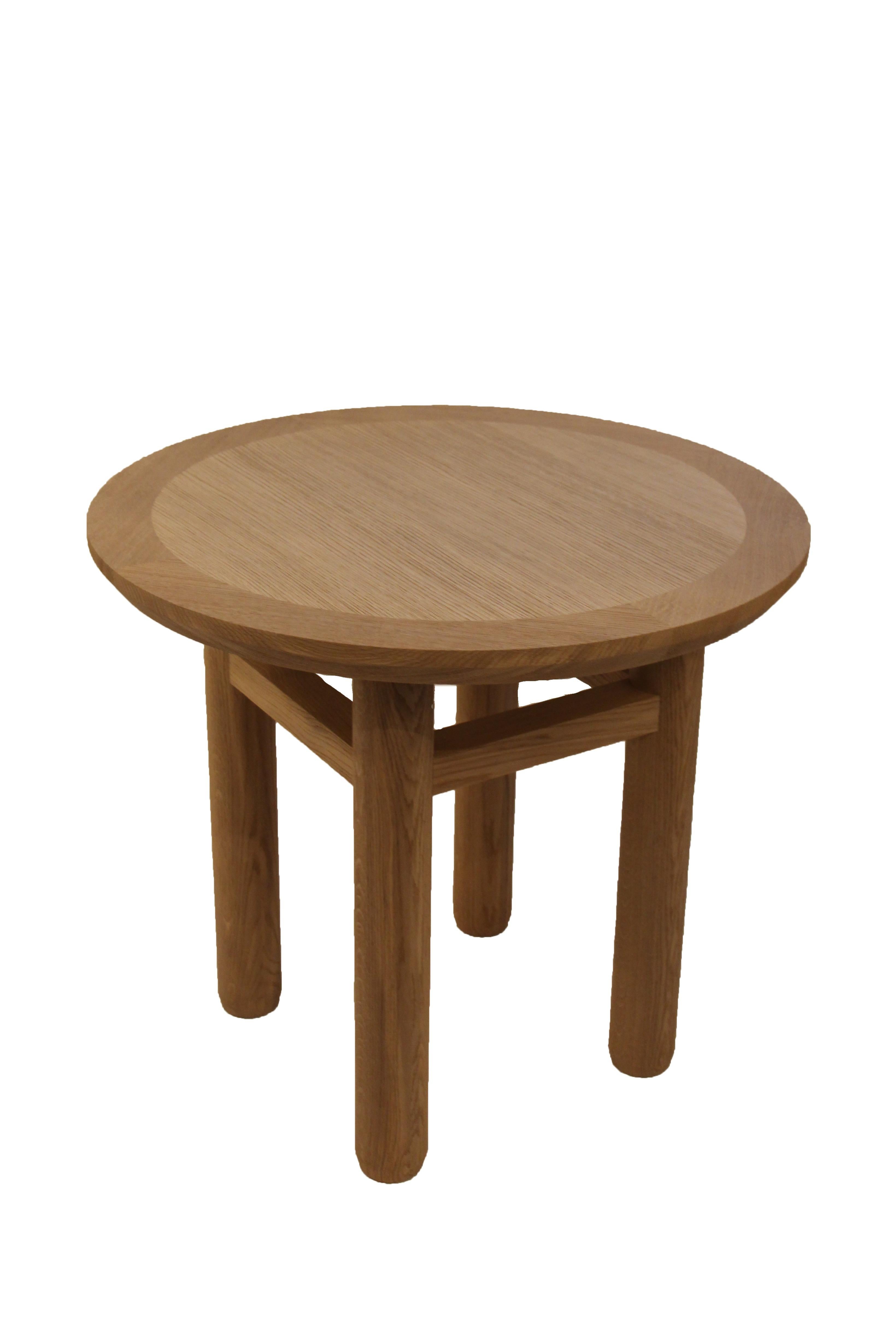Thouars round table in brushed oak, is designed by the Atelier Linné collective in 2013. It is characterized by a round top in solid oak and a base made up of 4 round recessed legs joined by a square spacer.

Atelier Linné is a collective of