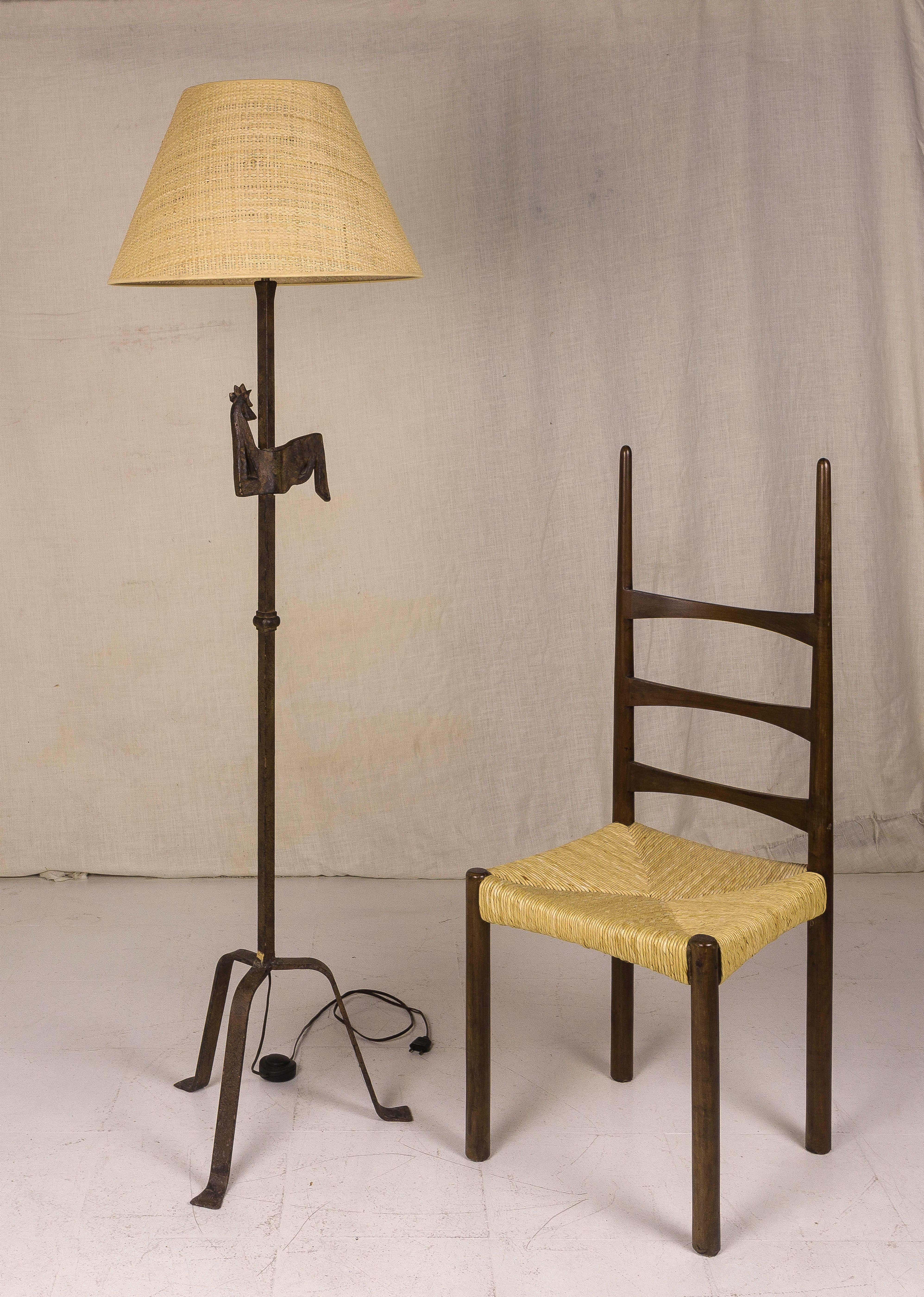 Lampe sur pied Atelier Marolles, vers 1950, France 2