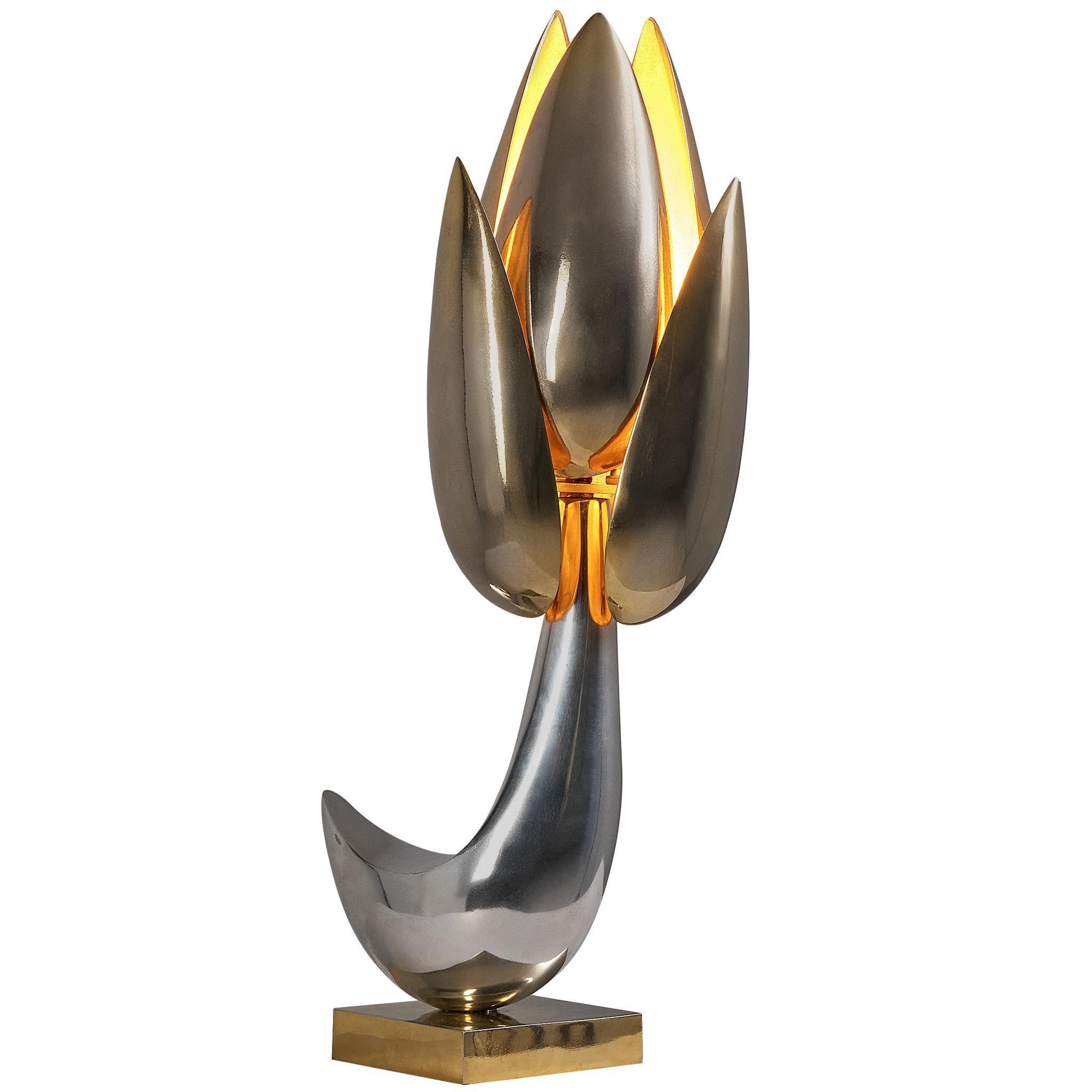 Atelier Michel Armand Sculptural 'Fleur' Table Lamp
