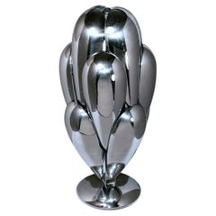 Atelier Michel Armand, Sculpturale Table Lamp, Bronze, circa 1970, Canada