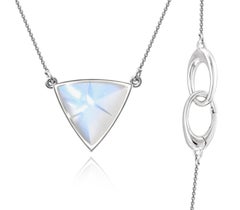 Atelier Munsteiner Custom Moonstone Platinum Pendant Necklace