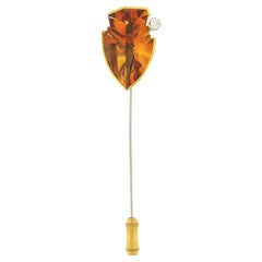 Atelier Munsteiner Gem Citrine Stickpin