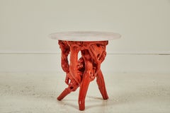 Atelier MVM Lacquered Wooden Side Table