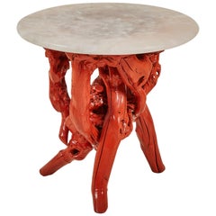 Atelier MVM Lacquered Wooden Side Table