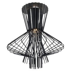 Lámpara de araña Atelier Oi 'Allegretto Ritmico' en grafito para Foscarini