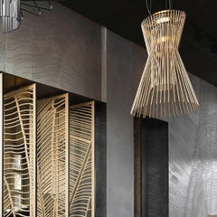 Atelier Oi ‘Allegro Vivace’ LED Chandelier Lamp in Copper for Foscarini