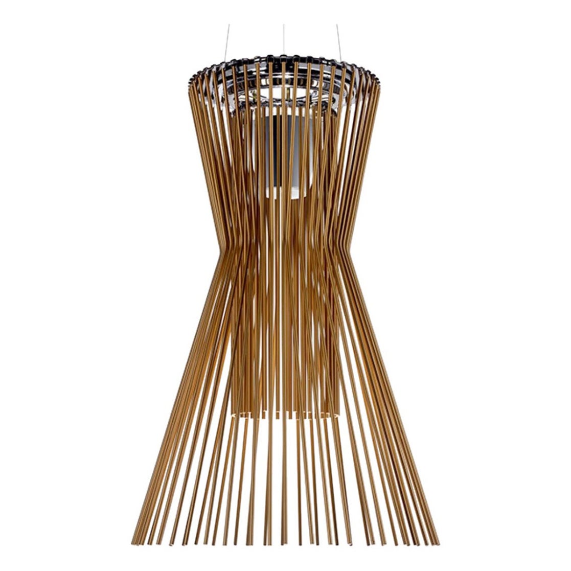 Lámpara de araña LED 'Allegro Vivace' de Atelier Oi en cobre para Foscarini