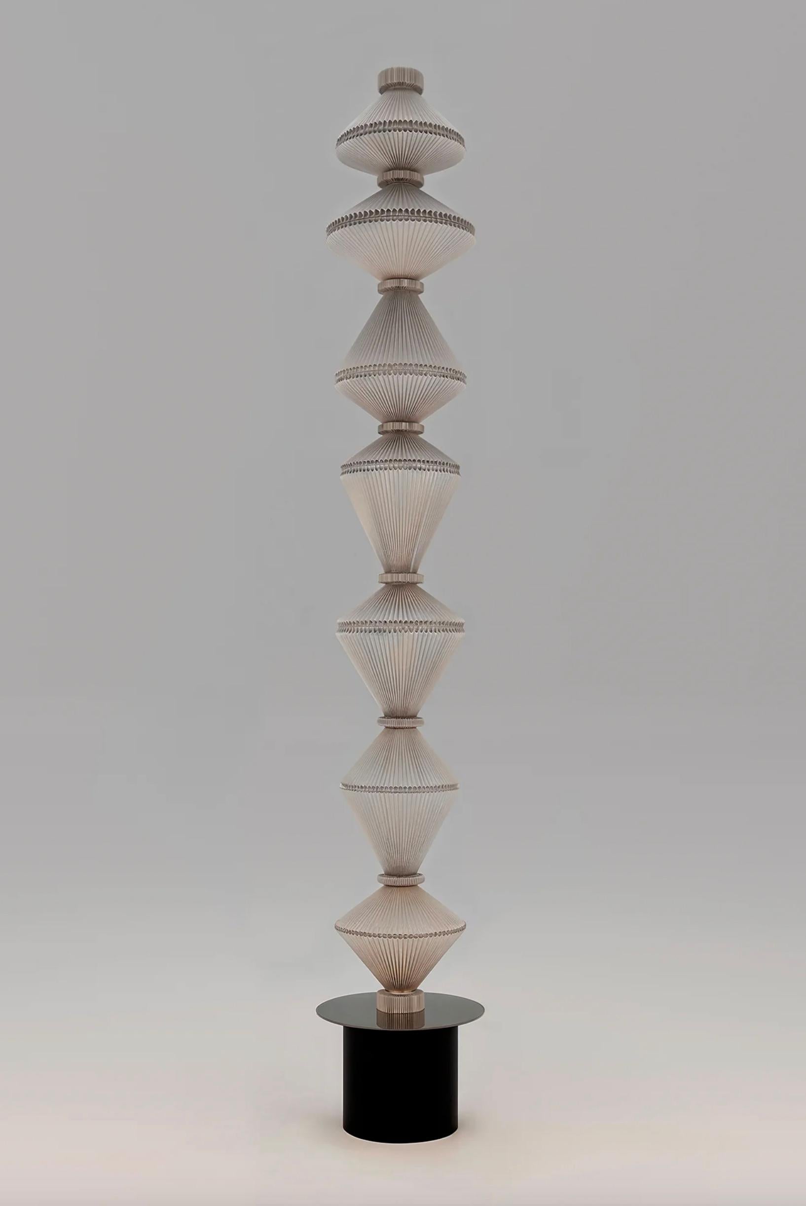 Atelier Oï Oïphorique P Gr Floor Lamp For Parachilna

Oïphorique displays an elegant textile diffuser. After turning on the light you awake the soul, it all starts moving in a hypnotising motion. 

Product Details
Textile Diffuser
Steel
