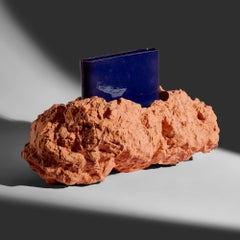 Atelier Polyhedre Cratere Station Vase en faïence, 2013s