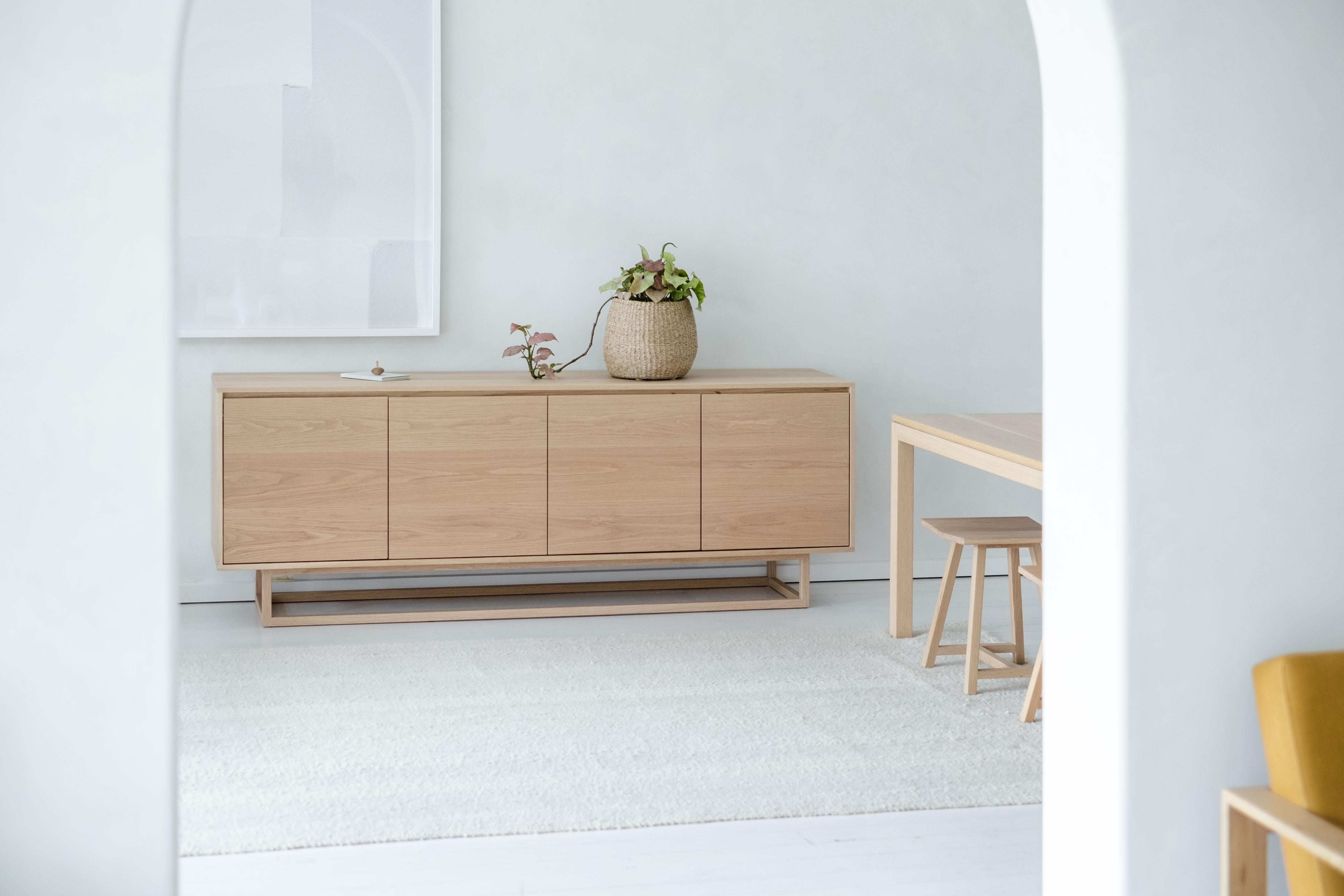 american oak sideboard