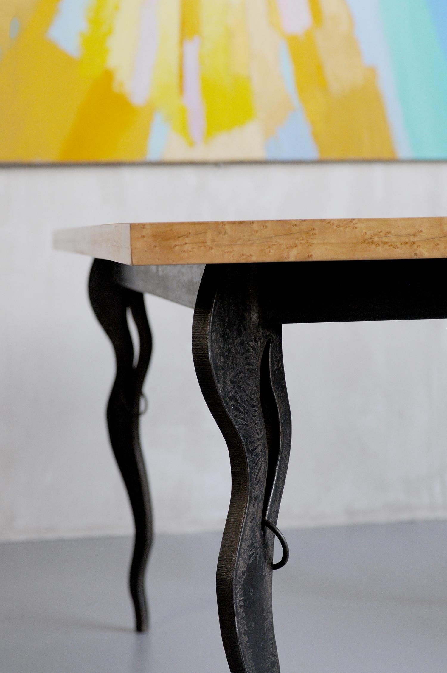 Brutalisme Atelier S.L. Prestige, ensemble de table et 2 chaises, France 2012 en vente