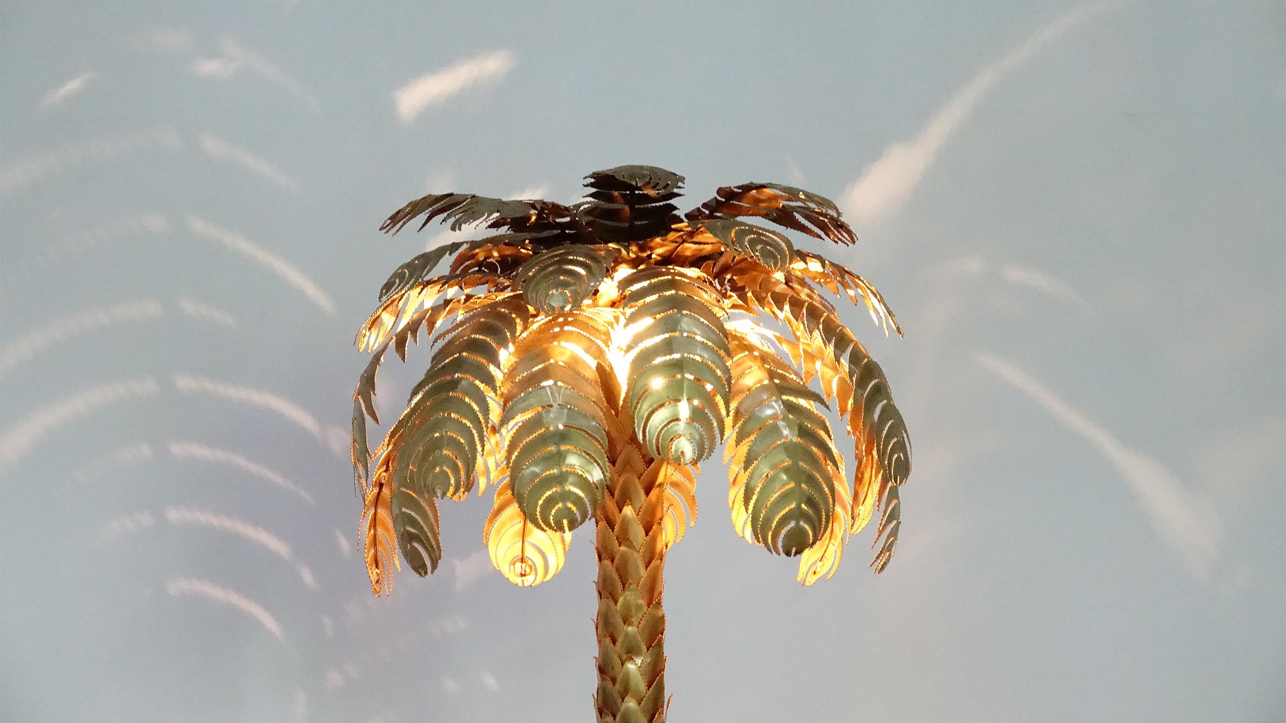 Atelier Techoueyres, Floor Lamp in the Form of a Palm Tree for Maison Charles 4