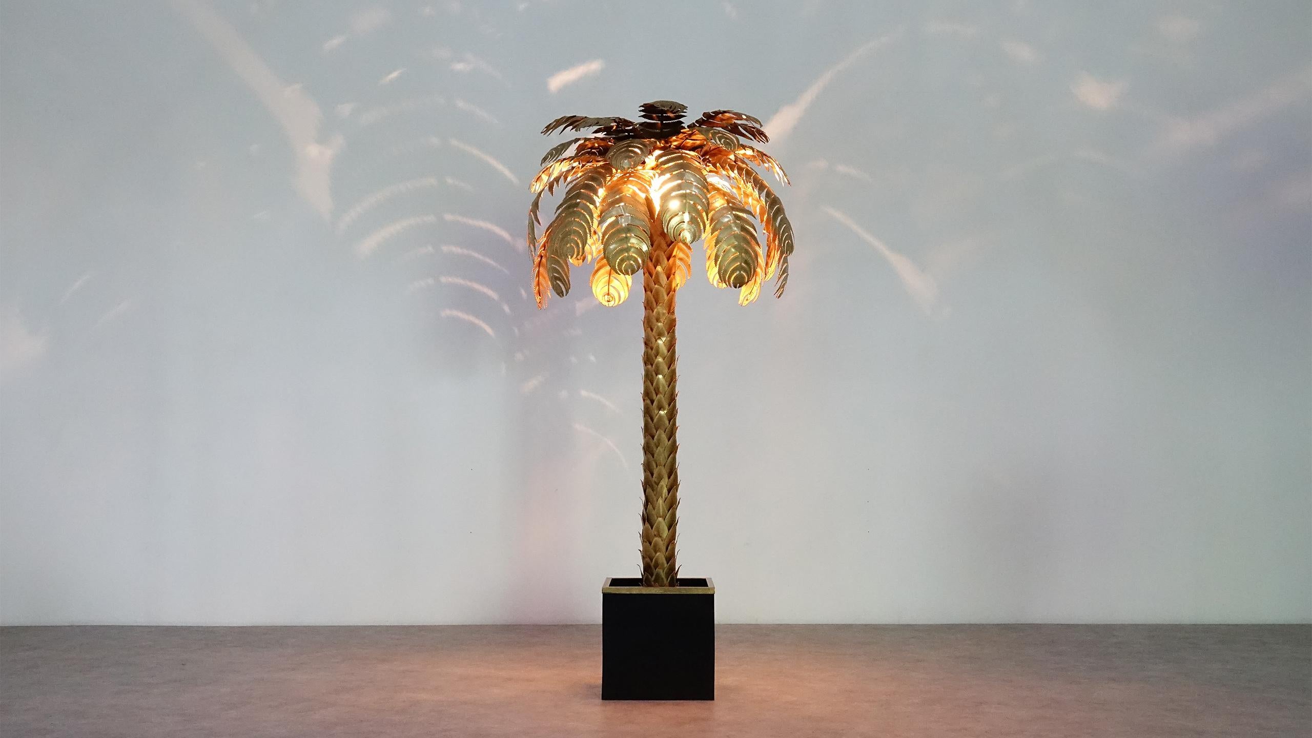 Atelier Techoueyres, Floor Lamp in the Form of a Palm Tree for Maison Charles 6