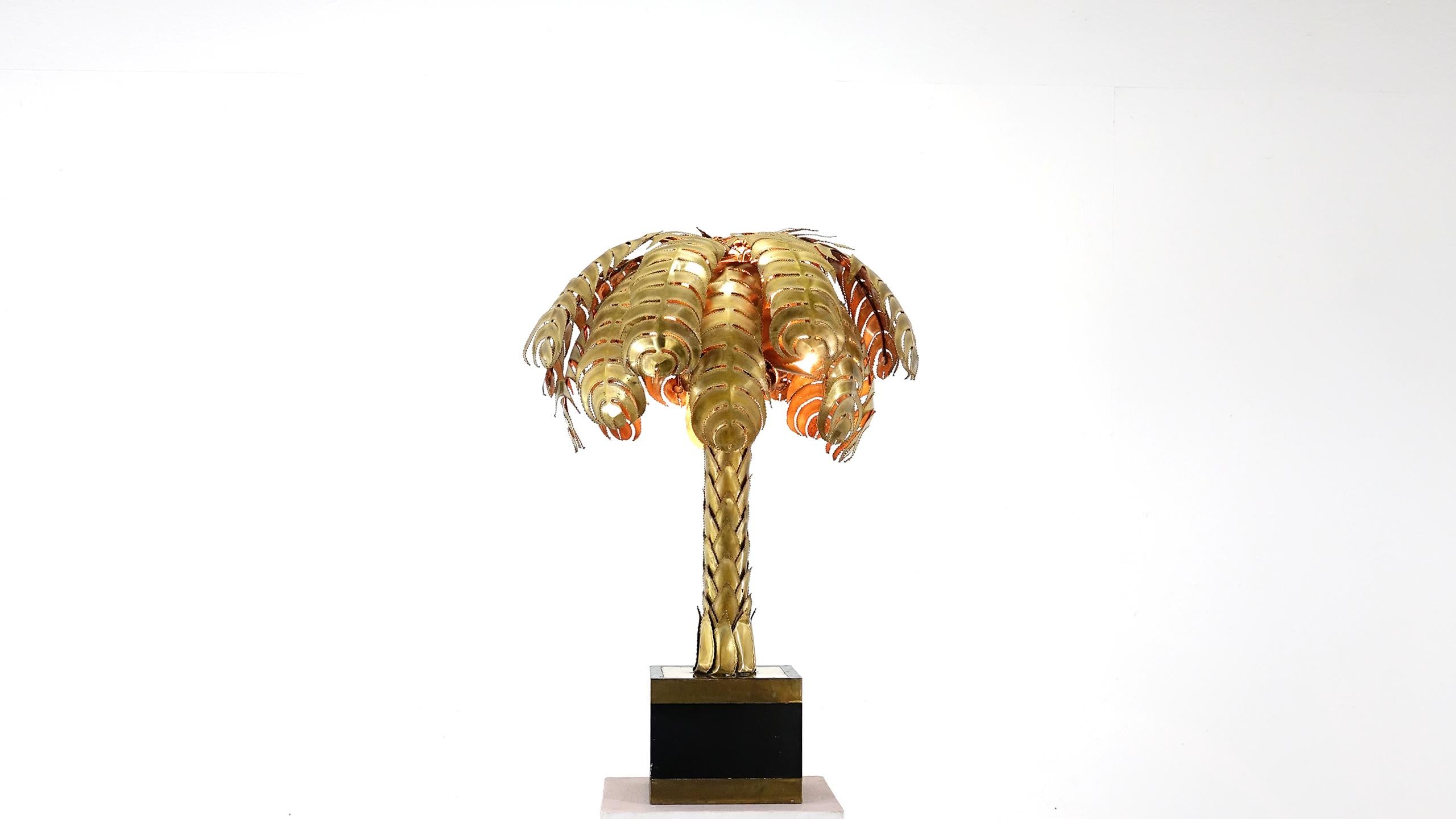 Atelier Techoueyres Floor / Table Palm Tree Lamp Palm for Maison Charles 4