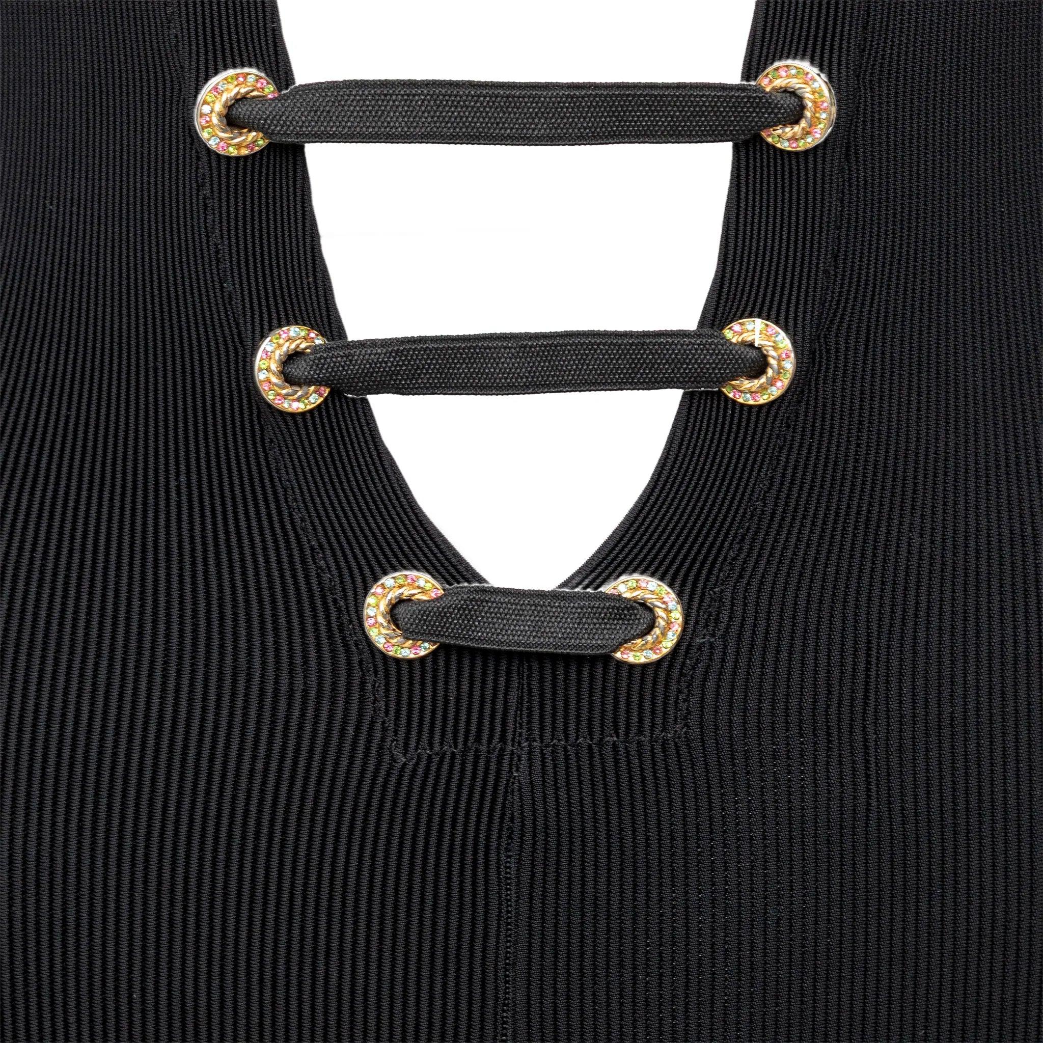 Atelier Versace Bustier-Jumpsuit - 90er Jahre im Zustand „Gut“ im Angebot in Milano, IT
