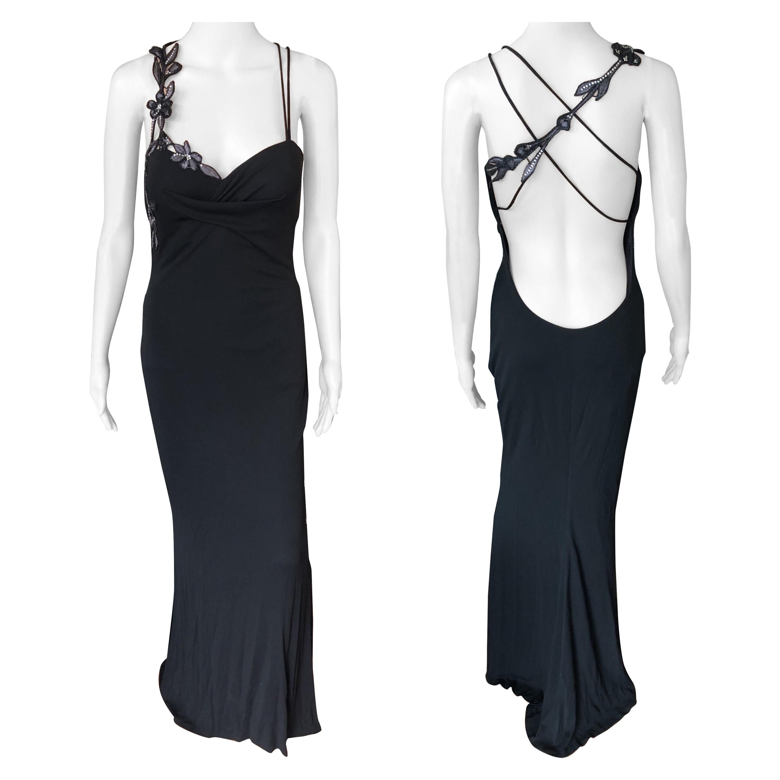 Top 134+ versace black gown super hot