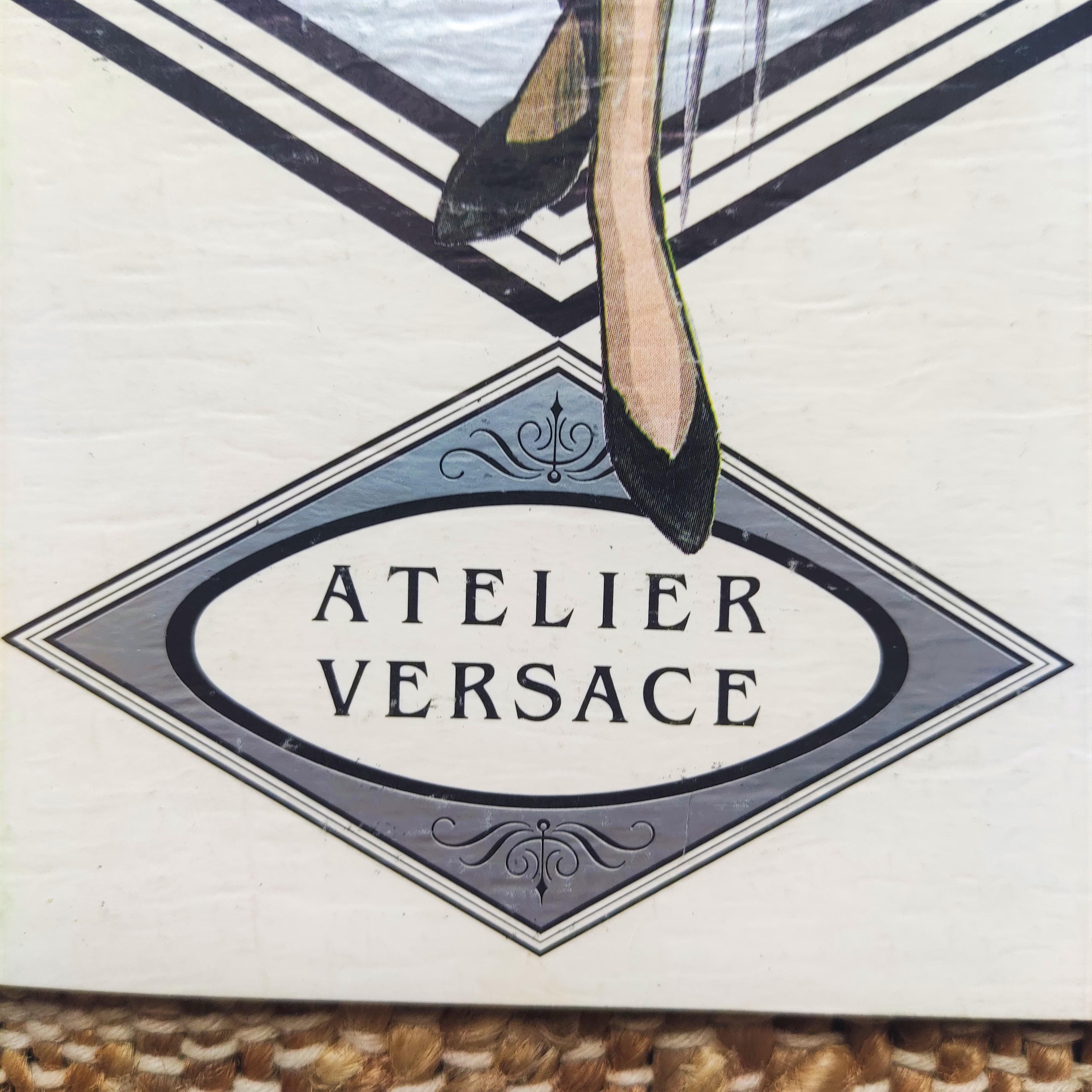 Atelier Versace Gianni Couture 1989 1990 Teatro Fausto Libro Revista Catálogo Gris