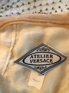 Atelier Versace Haute Couture S/S2004 Swarovski Crystal Embellished Evening Gown