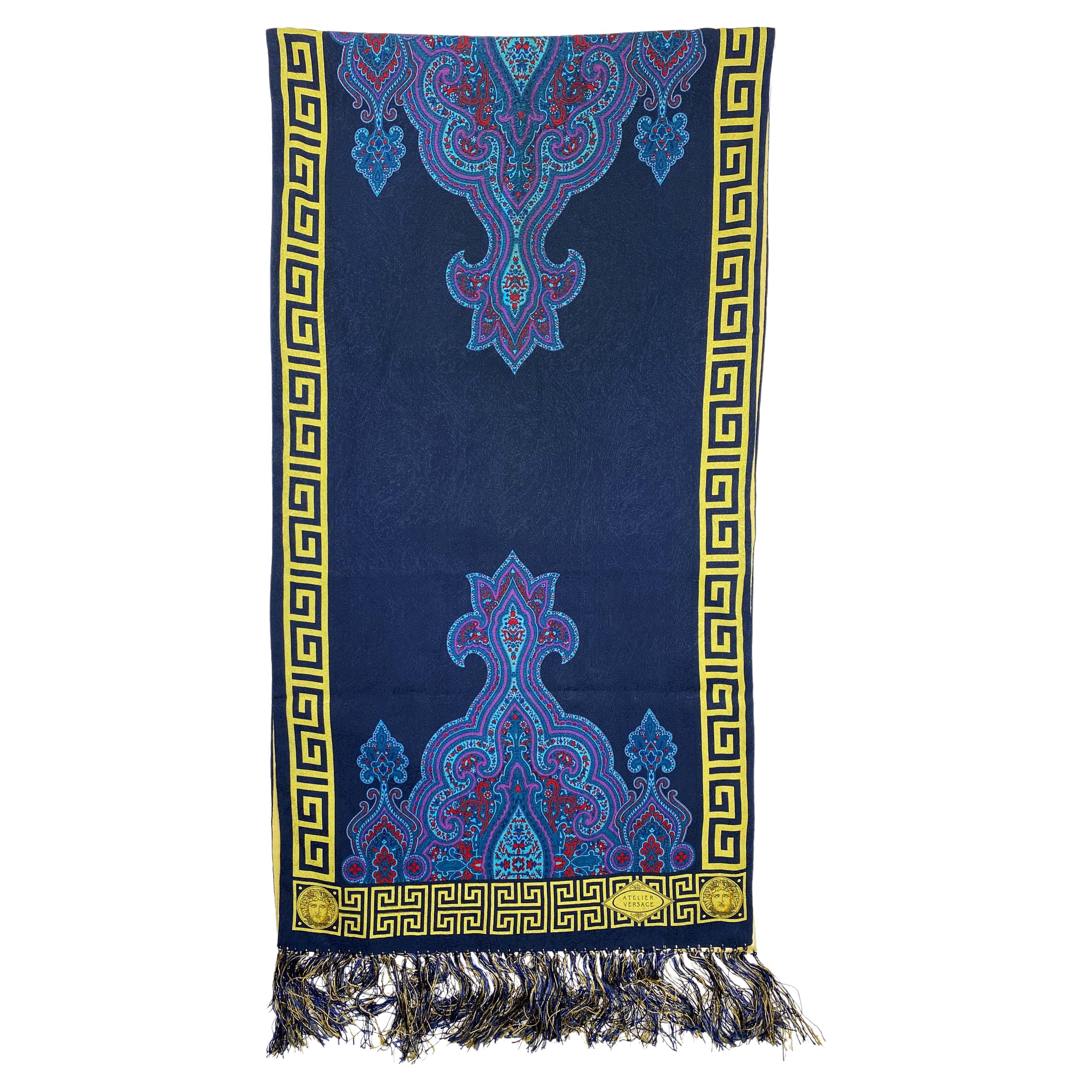 versace medusa scarf