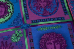 Atelier Versace, Multicolored medusa scarf