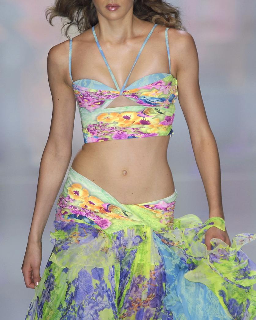 brilliant neon skirt