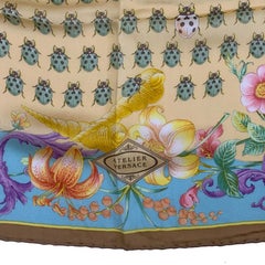 ATELIER VERSACE Silk Ladybug Carré