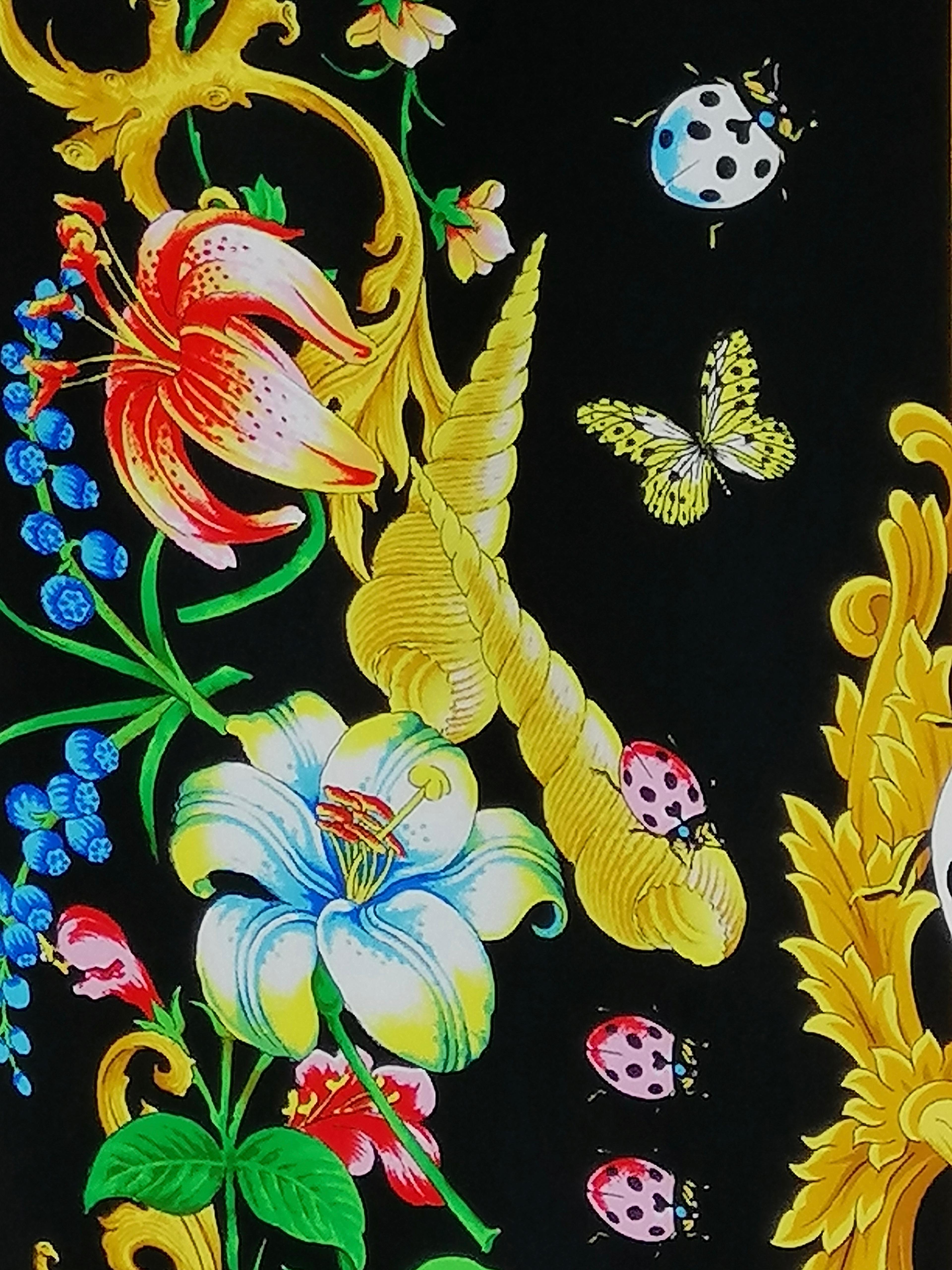 ATELIER VERSACE  silk shawl For Sale 13